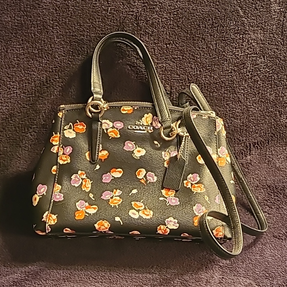 Coach mini bag black multi